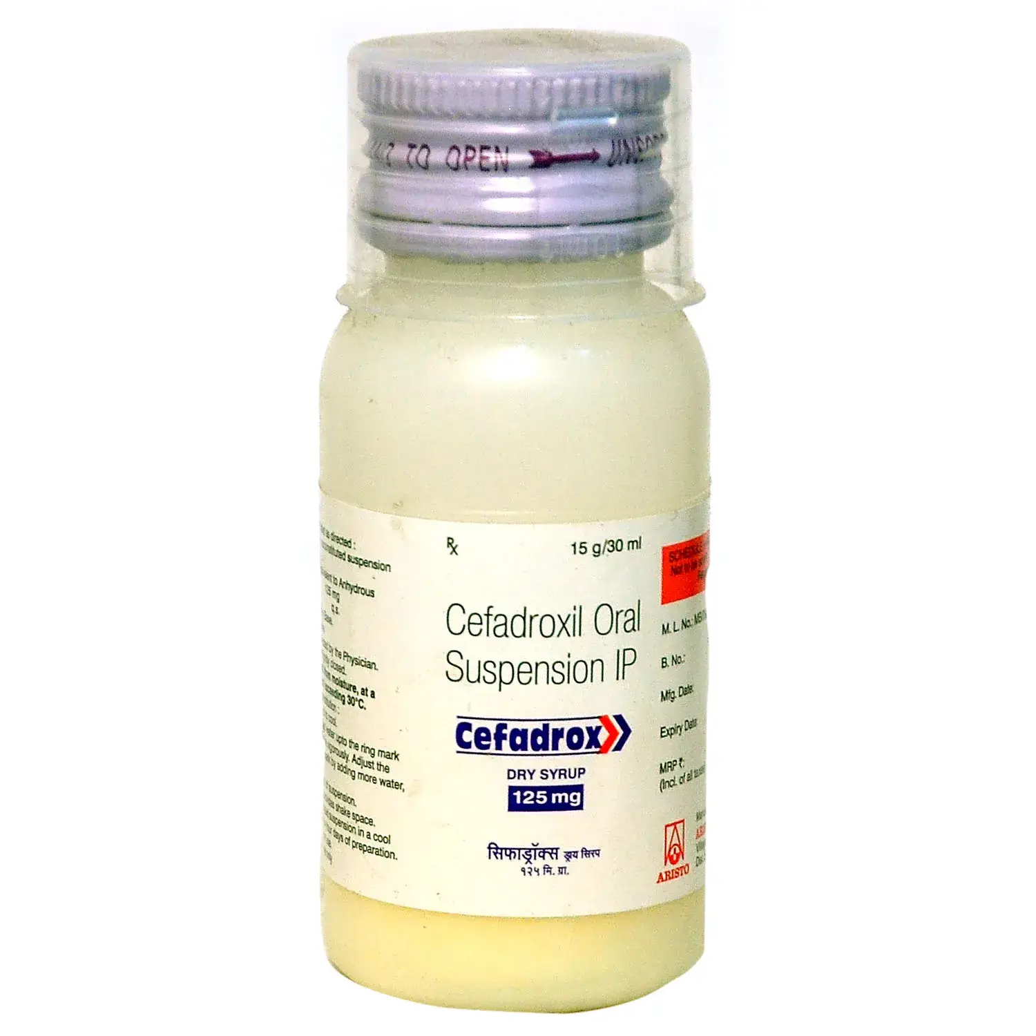 Cefadrox 125mg Dry Syrup